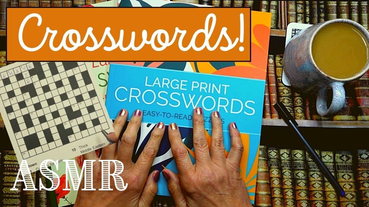 ASMR | Crosswords at Coffee Time! Whispered Chatty Ramble