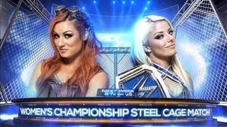 WWE 2K17 | Smackdown LIVE | STEEL CAGE MATCH | Alexa Bliss VS. Becky Lynch | WWE Smackdown Women's