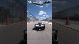 Ferrari FXX-K EVO Vs Pagani Huayra BC #shorts
