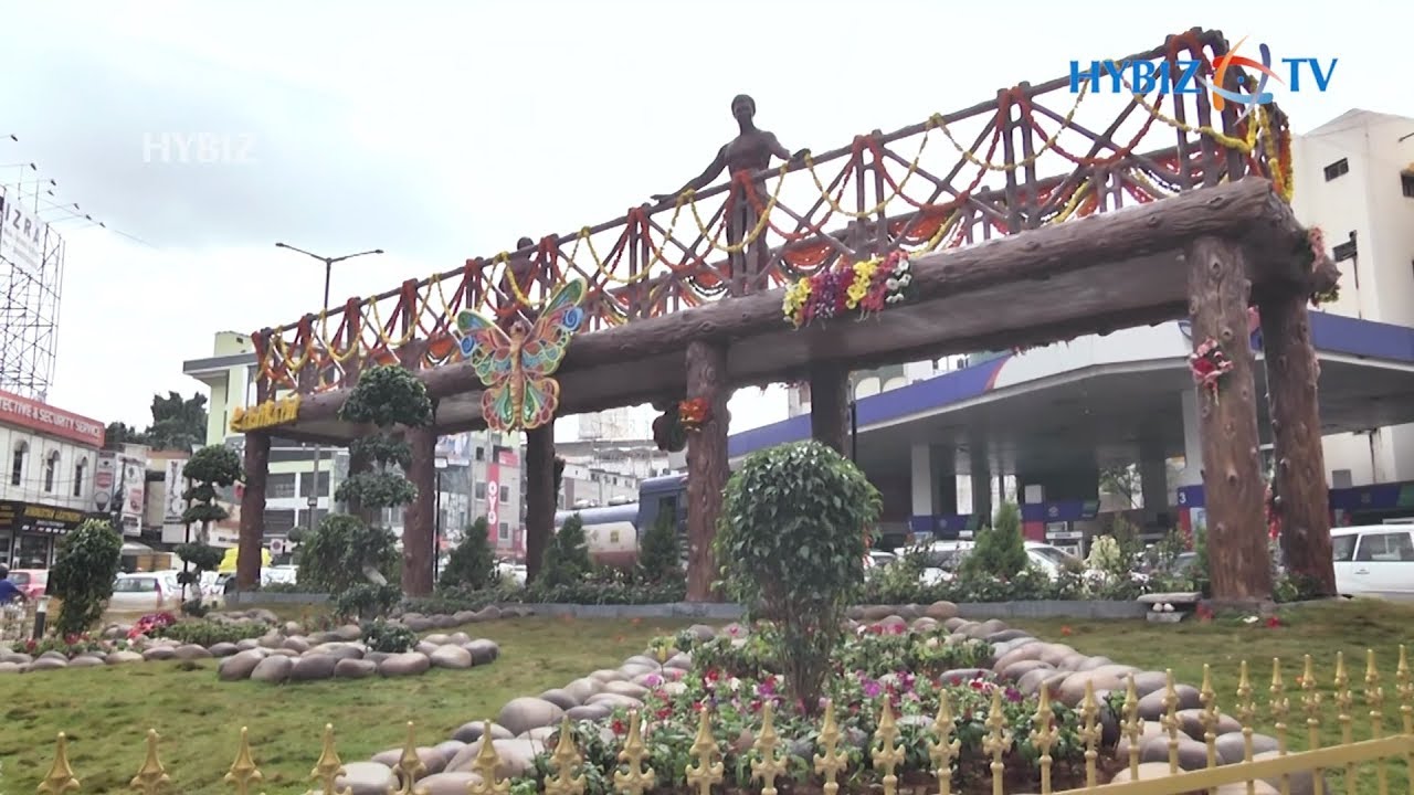 Model wooden bridge at Lakdi ka Pul, Hyderabad YouTube