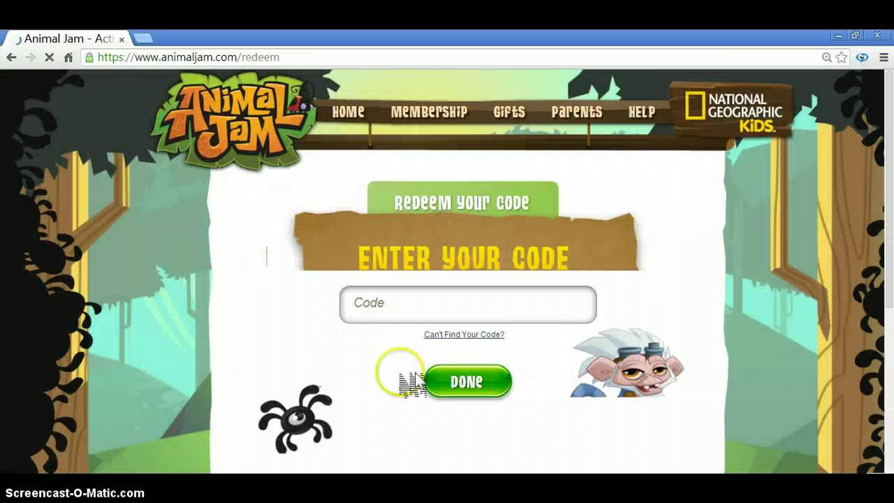 How To Redeem A Animal Jam Membership