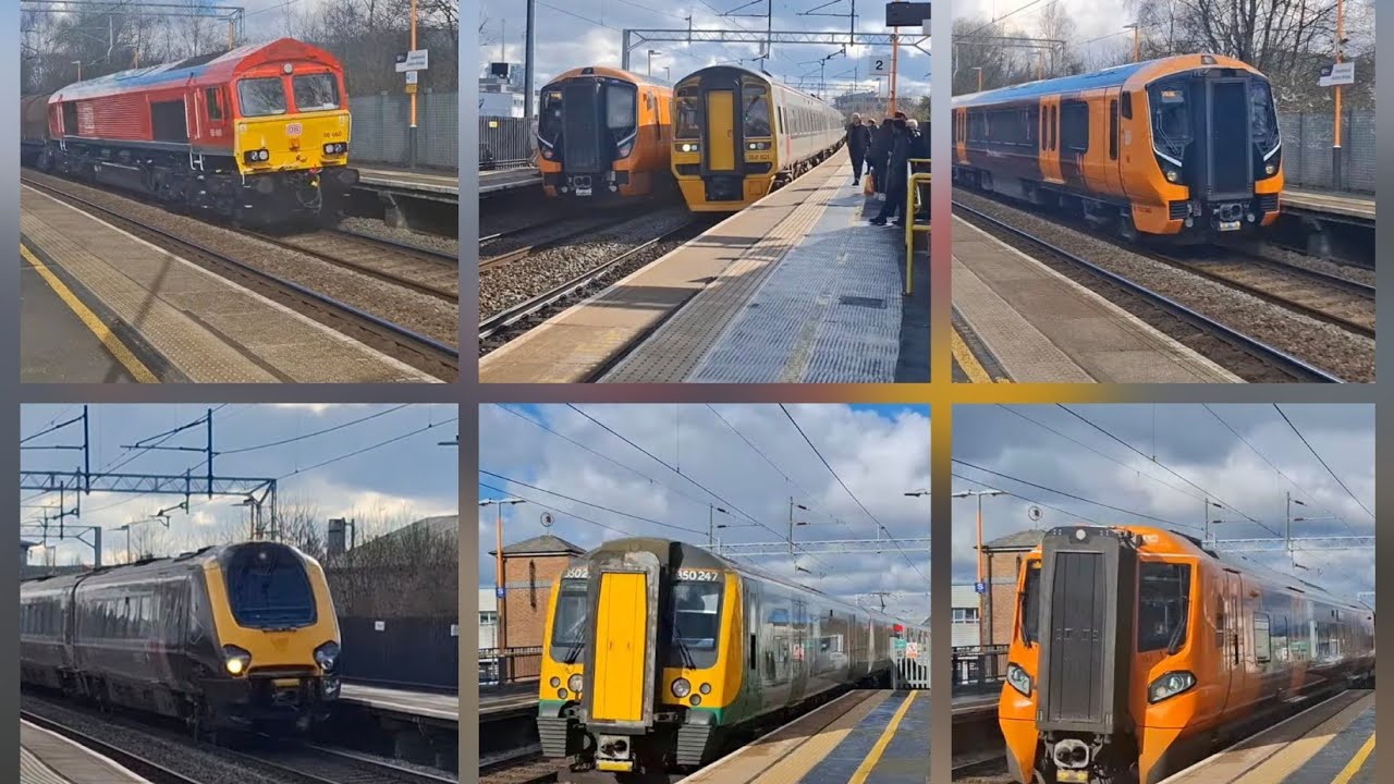 Trains At Smethwick Galton Bridge & Sandwell & Dudley (WCML) 15/03/25