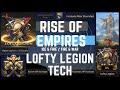 Lofty legion tech  rise of empires