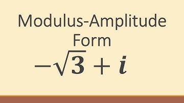 Polar Form of -√3+i | Maths 2A Complex Numbers Question 14 #complexnumbers #maths2a