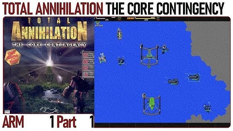 Total Annihilation The Core Contingency No Commentary Arm Mission 1 (part 1) (PC 1998) 4K60FPS