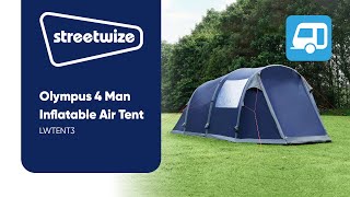 Leisurewize Olympus 4 Man Inflatable Air Tent - LWTENT3