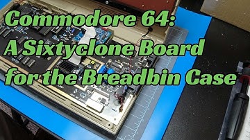 Commodore 64: Sixtyclone Board for the Breadbin Case