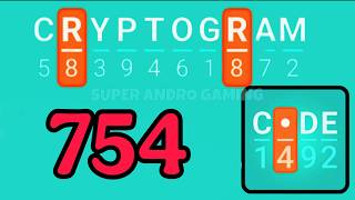 CRYPTOGRAM 754