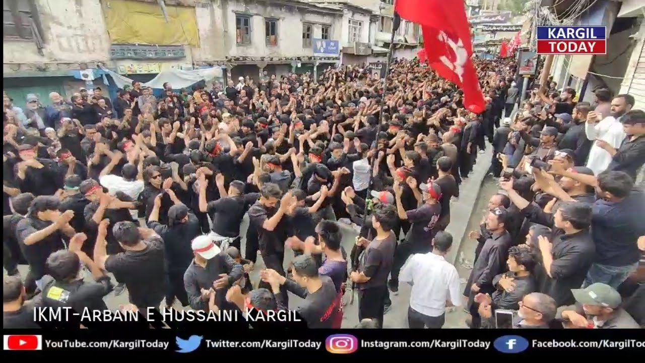 IKMT: Chehlum-e-Hussaini Commemorated in Kargil | Massive Mourning Gathering