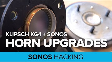 Klipsch KG4 + Sonos Bi-amp: Bob Crites titanium diaphragm + horn damping DIY upgrades