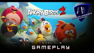 Angry Bird 2 - Gameplay - Level 1- 5 (android) screenshot 2
