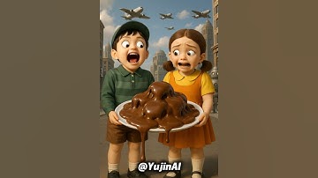 Squid Game AI Melted Chocolate ASMR #squidgame #squidgame2 #ai #asmr