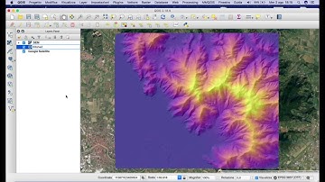 Tutorial QGIS come creare un Modello tipo Ombreggiatura Hillshade da DEM