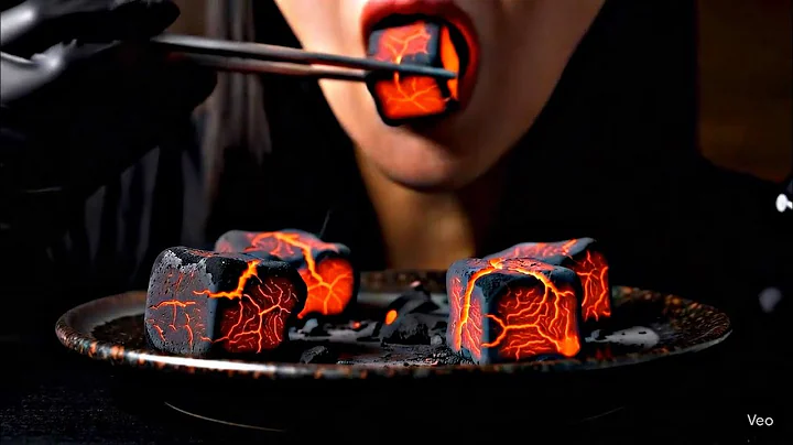 1 Hour of Satisfying AI ASMR Eating Lava Food! - AI ASMR Lava Eating Compilation