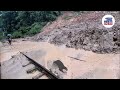 Landslide blocks railway line near Kadigamuwa for third time