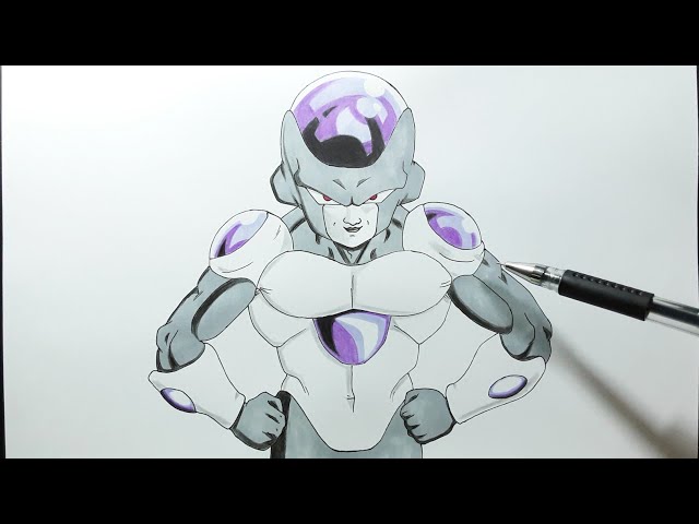 como colorir o Freeza Black ✍️ gostaram do tutorial ✍️🙏?#arte #art