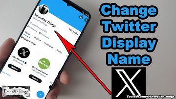 How to Change Twitter Display Name - Quick and Easy Tutorial