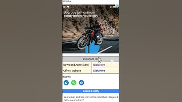 OSSTET Admit Card 2021