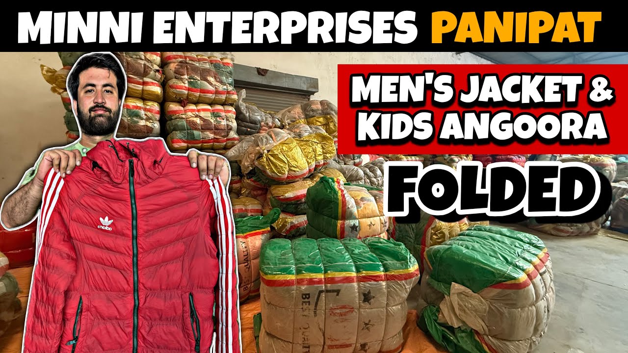 🤯 80KG Men's Jacket BALE & Kids Angoora BALE Unboxing! | Panipat Export Surplus Wholesale Market