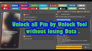 How to unlock Pin  vivo Y81i (1812) by Unlock Tool without losing Data, ( Safe Format keep Data)