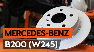 Jak wymienić Tarcze hamulcowe MERCEDES-BENZ B-CLASS (W245) - przewodnik wideo