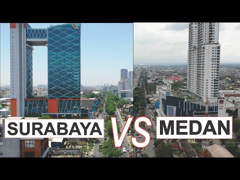 kota-surabaya-vs-kota-medan,-kota-terbesar-di-indonesia-setelah-jakarta