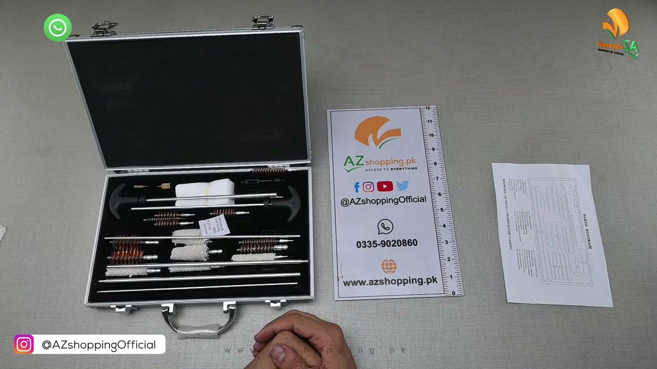 28 in 1 – Universal Gun Firearm Cleaning Kit with Aluminum Briefcase - Review
