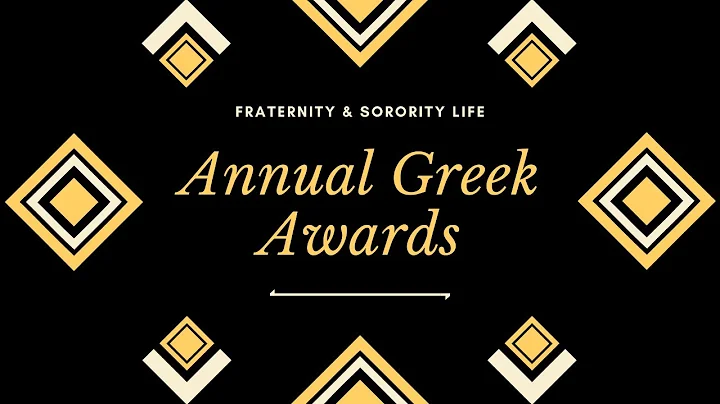 Fraternity & Sorority Life | Annual Greek Awards 2...