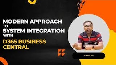 Modern approach to system integration with D365 Business central