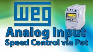 Use Analog Input to Control Speed of the VFD's WEG CFW100 and CFW300 VFD at AutomationDirect