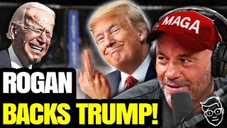 Rogan ENDORSES Trump: 'Biden Indictments Are BULLS**T! Trump Being TARGETED Banana-Republic Tactics'