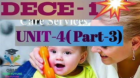 DECE1 Unit-4(Part-3)For July Session Students-IGNOU-ORSP