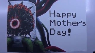 Time Lapse Drawing - Happy Mother's Day! - Mother Brain from 'Metroid'