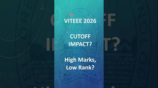 VITEEE 2026 Cutoff Analysis due to Negative Marking | Expected Marks vs Ranks | Samriddh Saxena