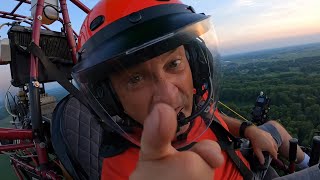 Powered Parachute Evening Photo Flight Around Shelby County, IN - 8-4-23