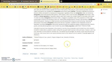 Library Orientation pt 2: EBSCO & your Research Proposal
