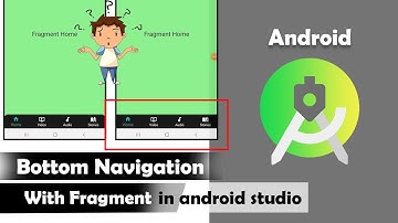 Bottom NavigationView in Android Studio | Bottom NavigationView with Fragment | Android Tutorial #64