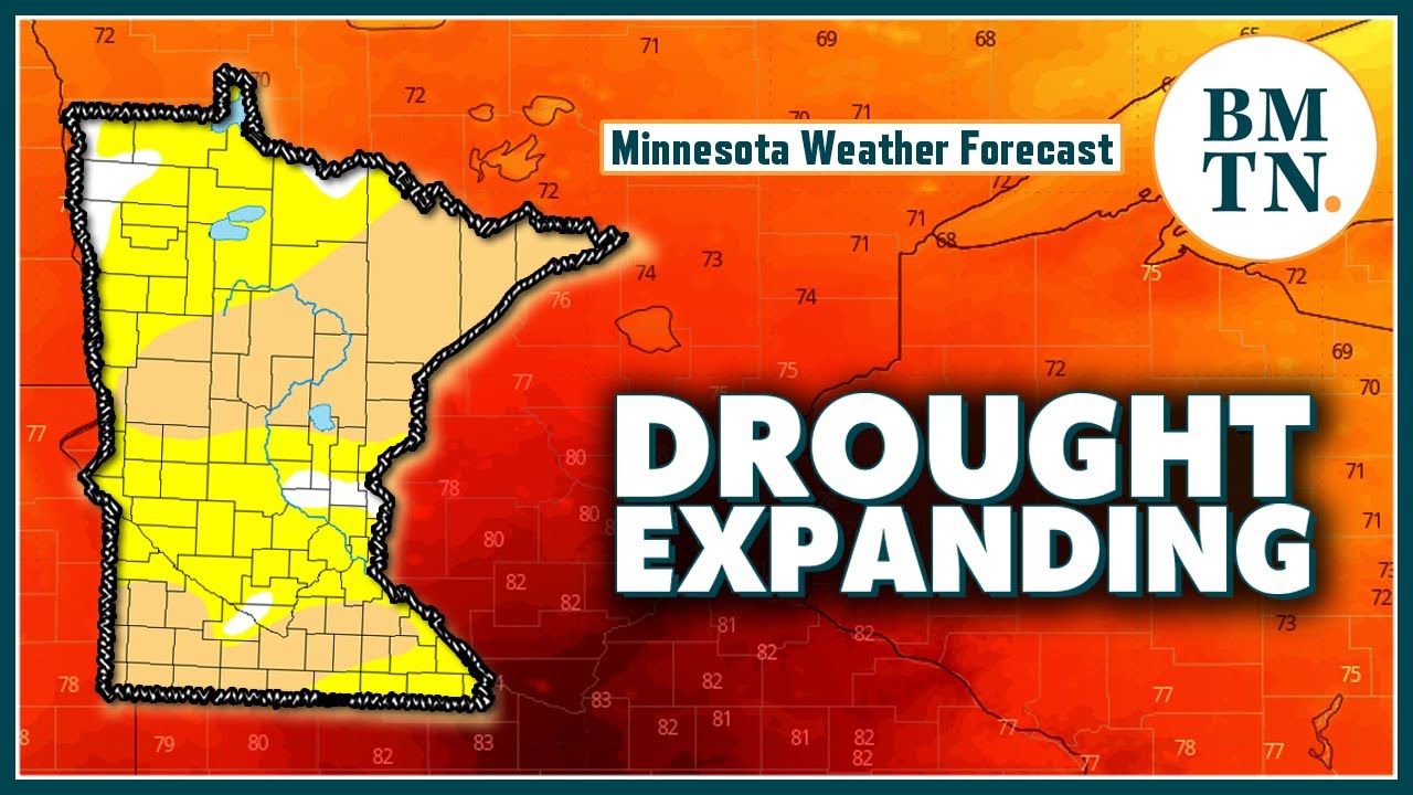 Drought more than doubles in Minnesota with no rain in sight - YouTube