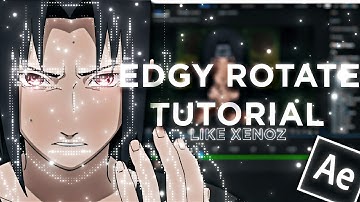 Smooth Edgy Rotation Like Xenoz - After Effects Tutorial