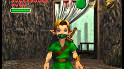OOT Debug mod MM3D link in Ocarina of time