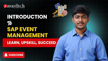 introduction to SAP Event Management @zarantechdotcom