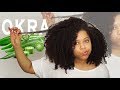 HOMEMADE OKRA CONDITIONER For Natural Hair // Samantha Pollack