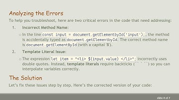 How to Fix Your JavaScript To-Do List