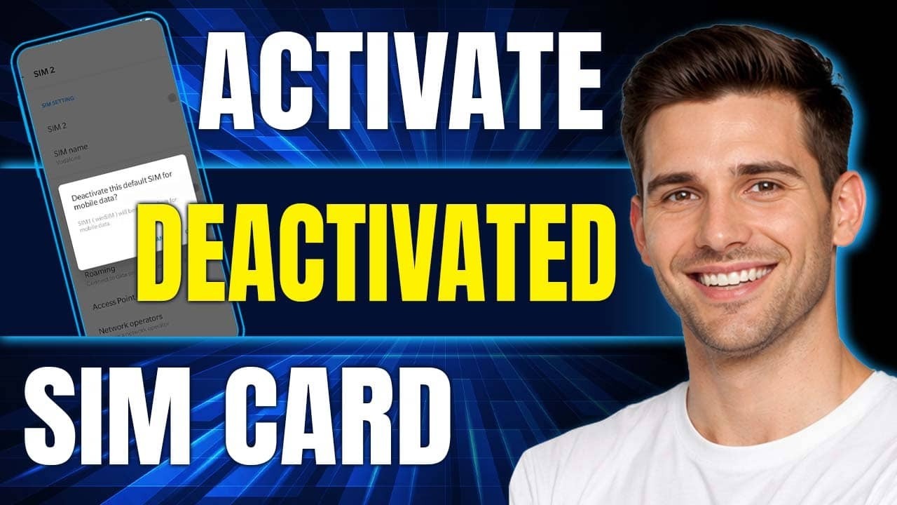 How to Activate a SIM Card That Is Deactivated (2026) - YouTube