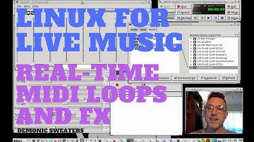 Making a Linux Live MIDI Setup with SEQ24, Qsynth and Jack Rack