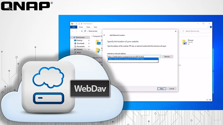 WebDAV Server. How to configure remote access for Windows & MacOS on a QNAP NAS