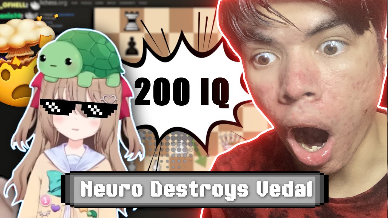 Neuro Destroys Vedal  In Chess With 200IQ Strats