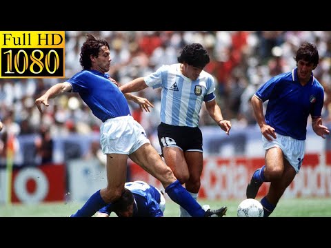 Argentina - Italy world cup 1986 | Full highlight | 1080p HD - Maradona
