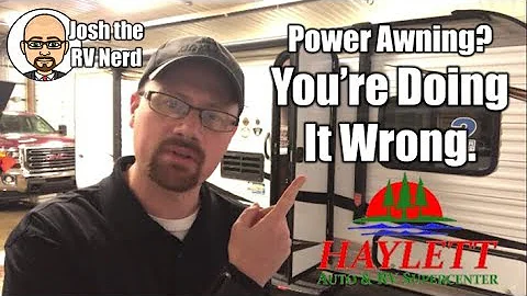 You're Using Your Power Awning Wrong with Josh the RV Nerd