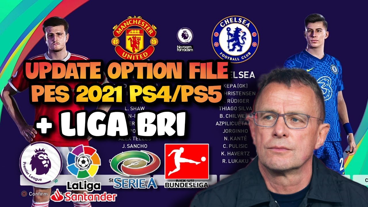 PES 2021 PS4 | UPDATE OPTION FILE PES 2021 SUMMER TRANSFER SEASON 21/22 ...